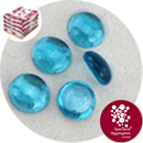 Glass Nuggets - Turquoise Blue - 9113